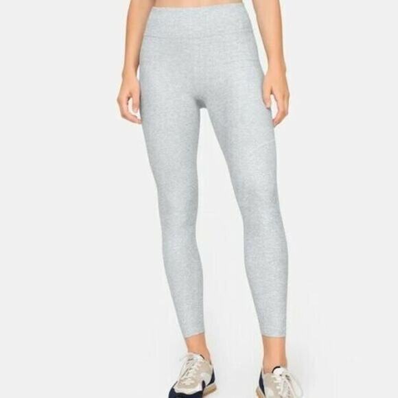 Outdoor Voices Warm Up 7/8 Gray Athletic Leggings Sz S 24" Inseam Compression - Picture 1 of 8